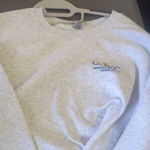 Gildan Gray Sweatshirt with University Logo